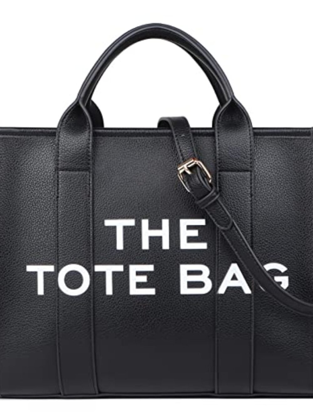 Canvas Tote Bag with Zipper Crossbody Shoulder Strap Women Travel Work